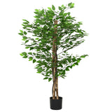 Kunst Ficus Plant 1260 Bladeren Groen