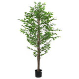 Kunst Ficus Plant 1260 Bladeren Groen