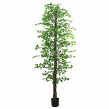 Kunst Ficus Plant 1260 Bladeren Groen