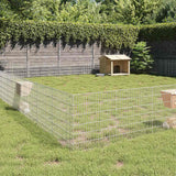 Dierenverblijf 48 Panelen Gegalvaniseerd Ijzer