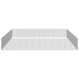 Dierenverblijf 48 Panelen Gegalvaniseerd Ijzer