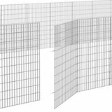 Dierenverblijf 48 Panelen Gegalvaniseerd Ijzer