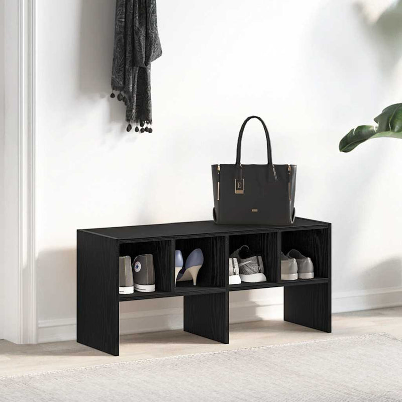 Schoenenrek Stapelbaar 89,5X30X40 Cm Eikenkleurig