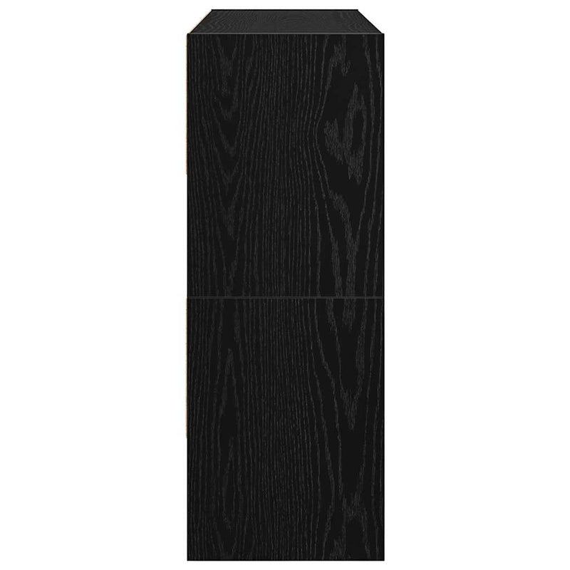 Schoenenrekken Stapelbaar 89,5X30X40 Cm Eikenkleurig