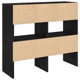 Schoenenrekken Stapelbaar 89,5X30X40 Cm Eikenkleurig