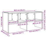 Schoenenrek Stapelbaar 89,5X30X40 Cm Kleurig