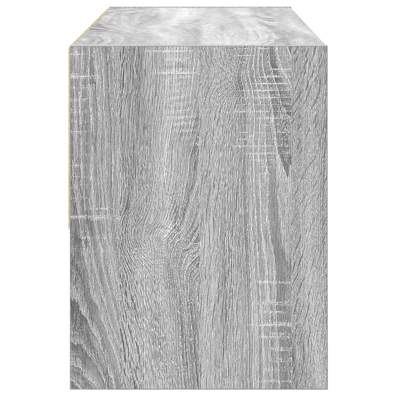 Schoenenrek Stapelbaar 89,5X30X40 Cm Eikenkleurig