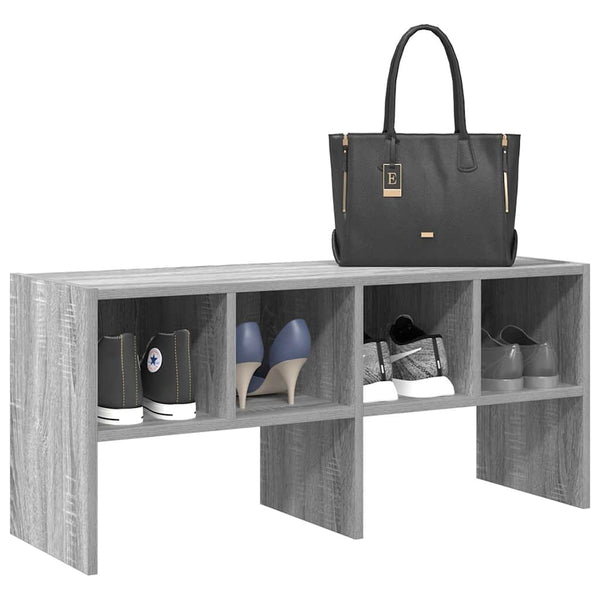 Schoenenrek Stapelbaar 89,5X30X40 Cm Eikenkleurig