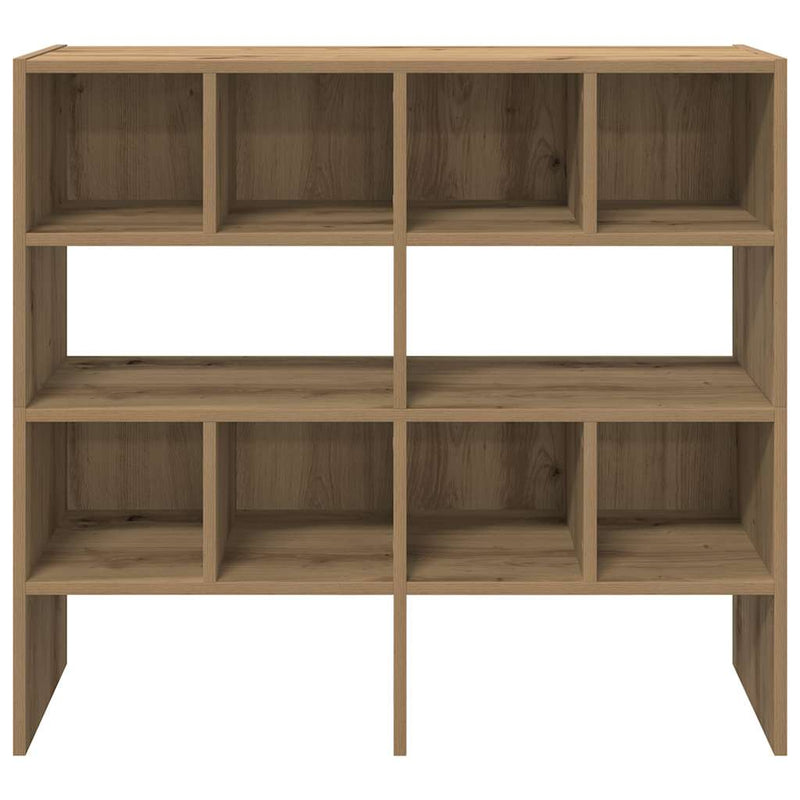 Schoenenrekken Stapelbaar 89,5X30X40 Cm Artisanaal Eiken