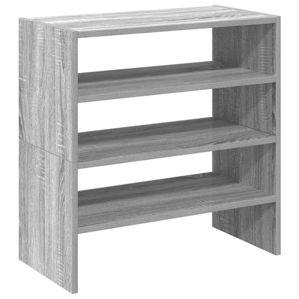 Schoenenrekken Stapelbaar 60X30X30,5 Cm Eiken