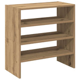 Schoenenrekken Stapelbaar 60X30X30,5 Cm Artisanaal Eiken