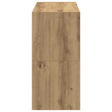 Schoenenrekken Stapelbaar 60X30X30,5 Cm Artisanaal Eiken