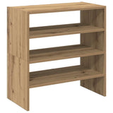 Schoenenrekken Stapelbaar 60X30X30,5 Cm Artisanaal Eiken