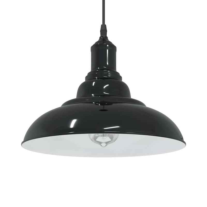 Hanglamp In Hoogte Verstelbaar E27 Ø31 Cm Metaal Glanzend Wit