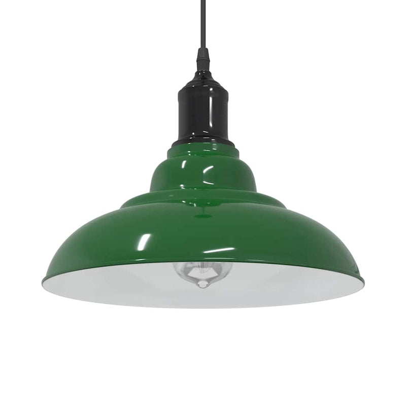 Hanglamp In Hoogte Verstelbaar E27 Ø31 Cm Metaal Glanzend Wit