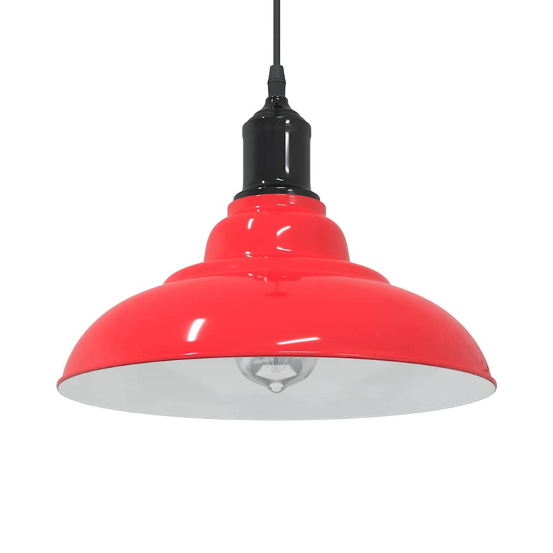 Hanglamp In Hoogte Verstelbaar E27 Ø31 Cm Metaal Glanzend Wit