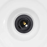 Hanglamp In Hoogte Verstelbaar E27 Ø31 Cm Metaal Glanzend Wit