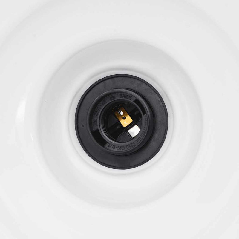 Hanglamp In Hoogte Verstelbaar E27 Ø31 Cm Metaal Glanzend Wit