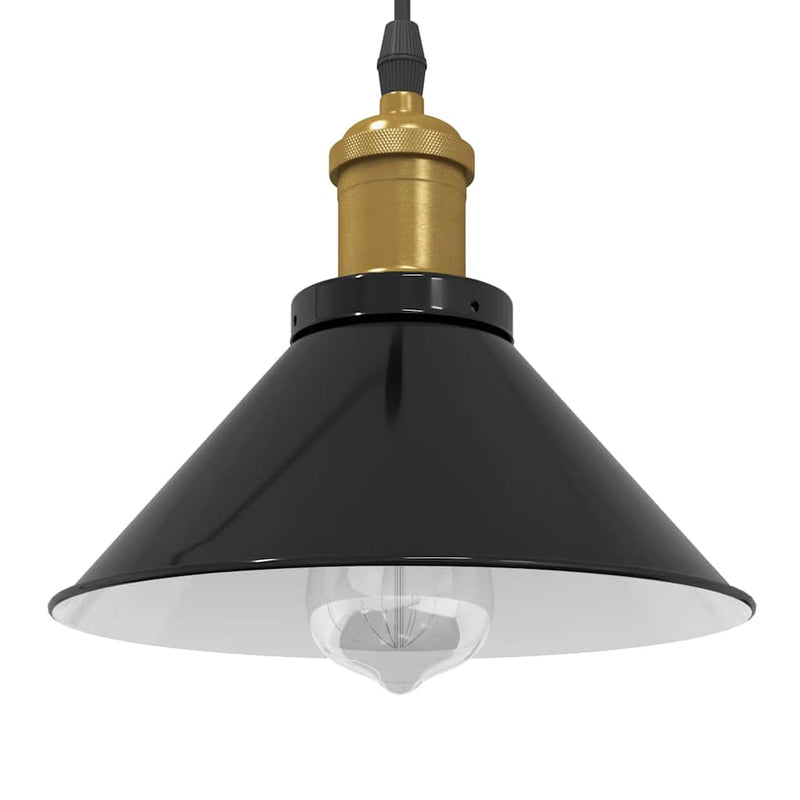 Hanglamp In Hoogte Verstelbaar E27 Ø22 Cm Metaal Glanzend Geel