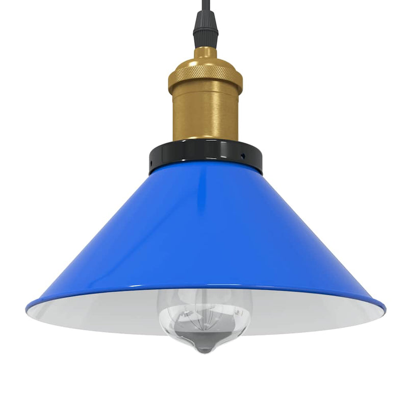 Hanglamp In Hoogte Verstelbaar E27 Ø22 Cm Metaal Glanzend Geel