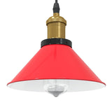 Hanglamp In Hoogte Verstelbaar E27 Ø22 Cm Metaal Glanzend Geel