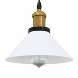 Hanglamp In Hoogte Verstelbaar E27 Ø22 Cm Metaal Glanzend Geel