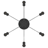 Hanglamp E27 Metaal Zwart