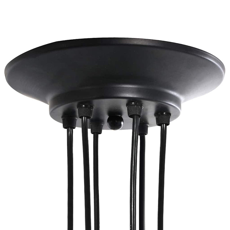 Hanglamp E27 Metaal Zwart