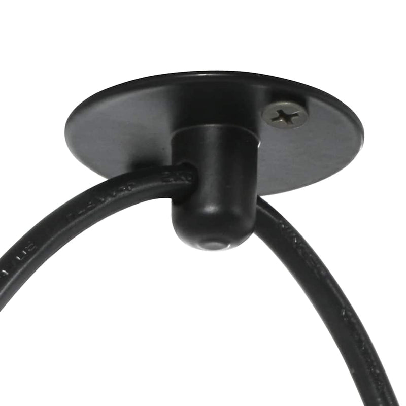 Hanglamp E27 Metaal Zwart