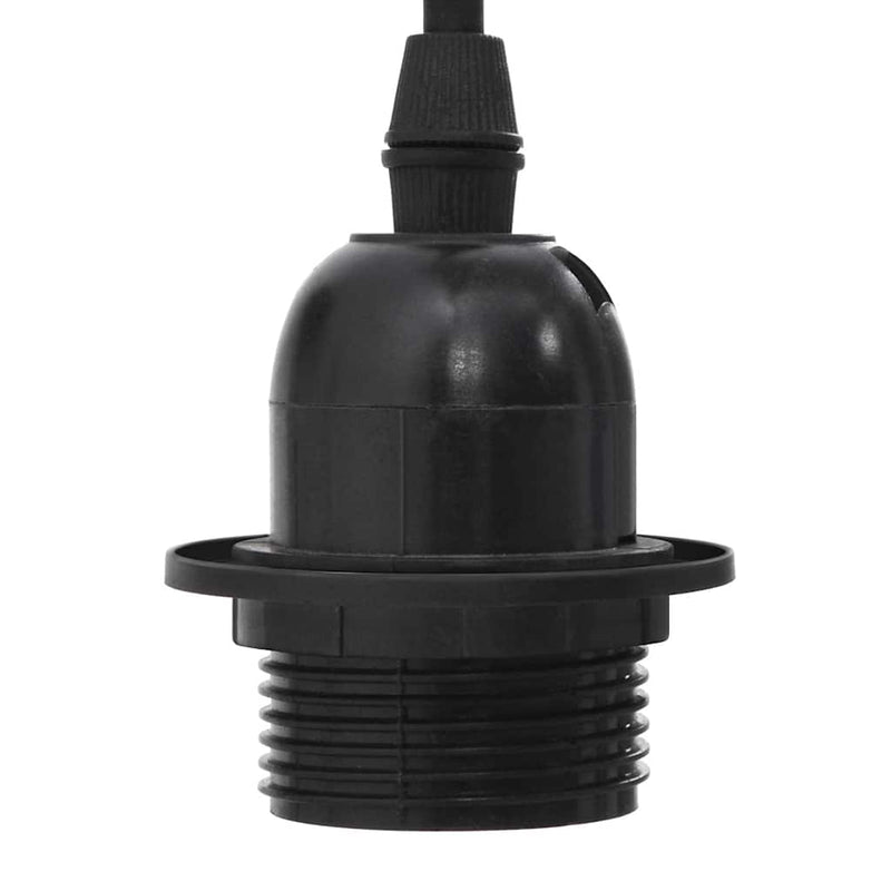 Hanglamp E27 Metaal Zwart