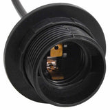 Hanglamp E27 Metaal Zwart