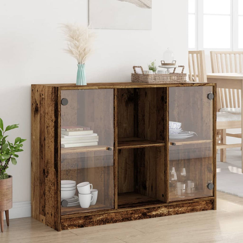 Dressoir 102 X 37 X 75.5 Cm Bewerkt Hout