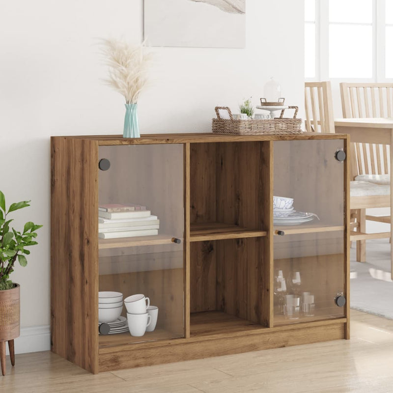 Dressoir 102 X 37 X 75.5 Cm Bewerkt Hout