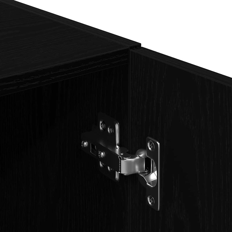 2-Delige Keukenkastenset Bewerkt Hout