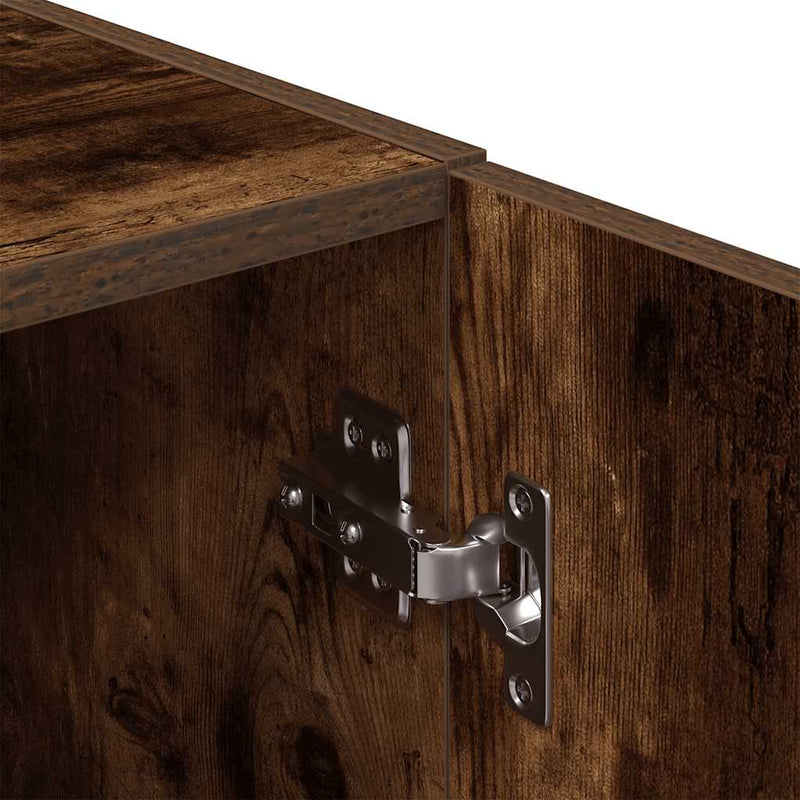 3-Delige Keukenkastenset Bewerkt Hout Kleurig