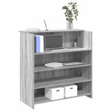 Receptiebalie 100X50X103,5 Cm Bewerkt Hout