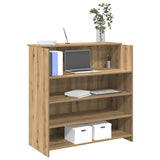 Receptiebalie 100X50X103,5 Cm Bewerkt Hout