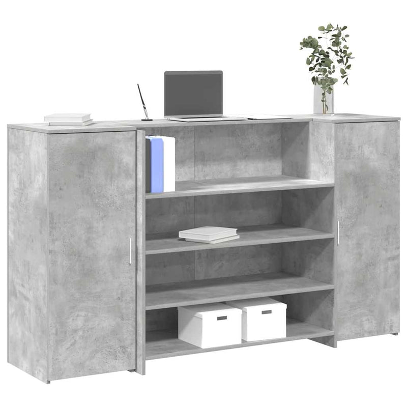 Receptiebalie 180X50X103,5 Cm Bewerkt Hout