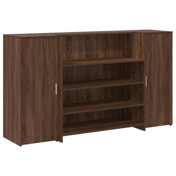 Receptiebalie 180X50X103,5 Cm Bewerkt Hout