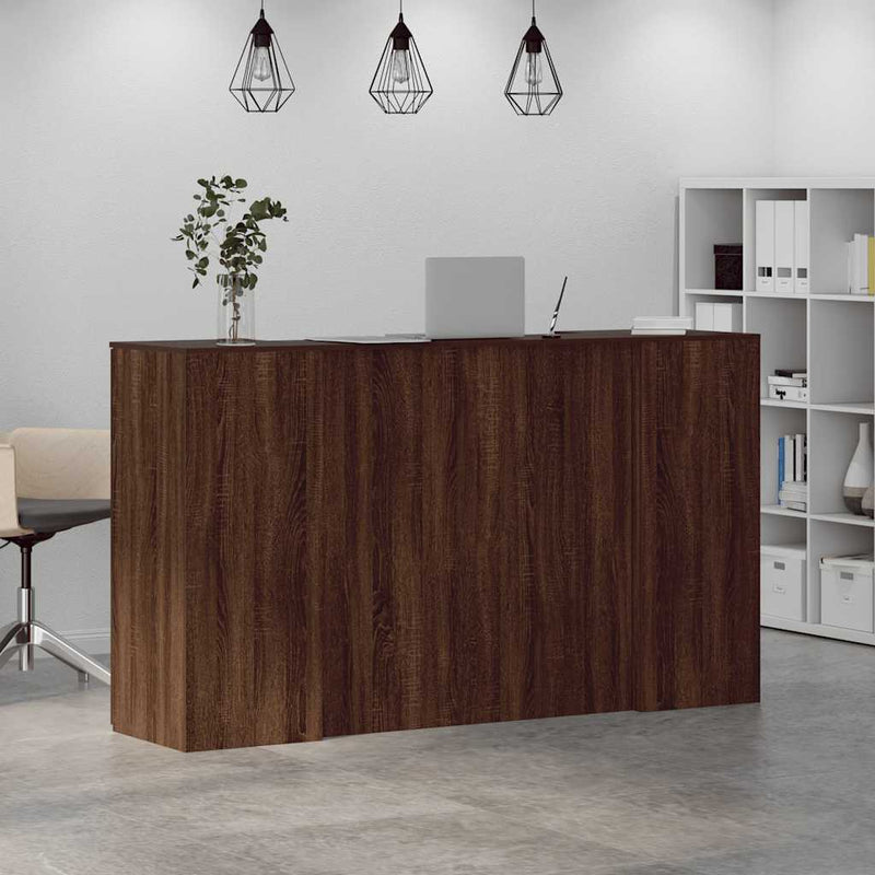 Receptiebalie 180X50X103,5 Cm Bewerkt Hout