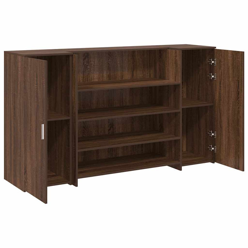 Receptiebalie 180X50X103,5 Cm Bewerkt Hout