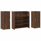 Receptiebalie 180X50X103,5 Cm Bewerkt Hout