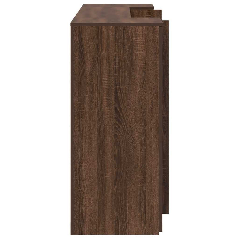 Receptiebalie 180X50X103,5 Cm Bewerkt Hout
