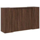 Receptiebalie 180X50X103,5 Cm Bewerkt Hout