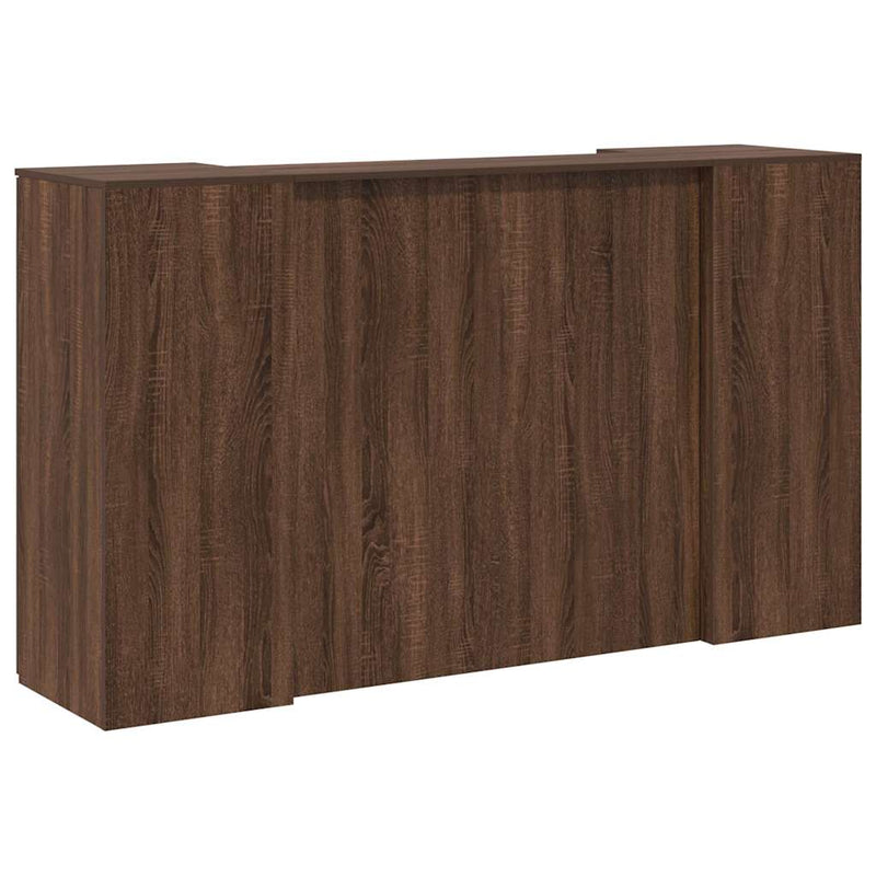 Receptiebalie 180X50X103,5 Cm Bewerkt Hout