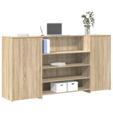 Receptiebalie 180X50X103,5 Cm Bewerkt Hout