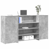 Receptiebalie 180X50X103,5 Cm Bewerkt Hout