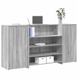 Receptiebalie 180X50X103,5 Cm Bewerkt Hout