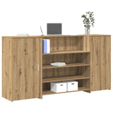 Receptiebalie 180X50X103,5 Cm Bewerkt Hout