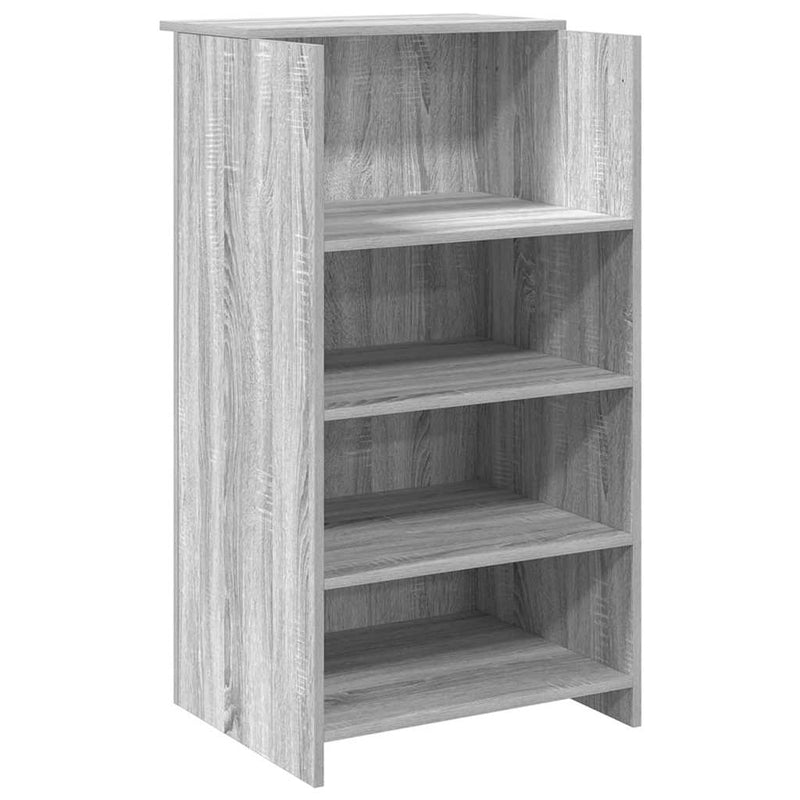 Receptiebalie 155X50X103,5 Cm Bewerkt Hout Eiken